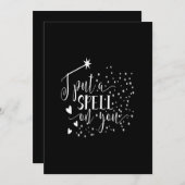 Invitation j'ai jeté un sortilège sur toi (Devant / Derrière)