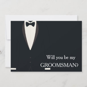 Invitation J'ai la fille, tu seras mon Groomsman ?
