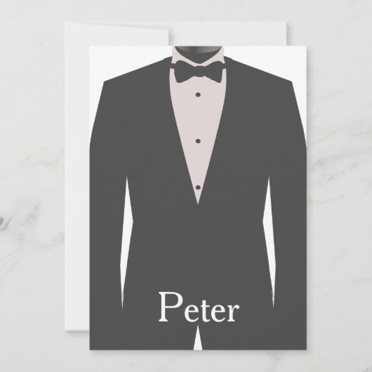 Invitation J'ai la fille, tu seras mon Groomsman ? (Devant)