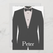 Invitation J'ai la fille, tu seras mon Groomsman ? (Devant / Derrière)