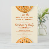 Invitation J'Ai L'Invitation À Une Fête D'Action De Pie (Debout devant)