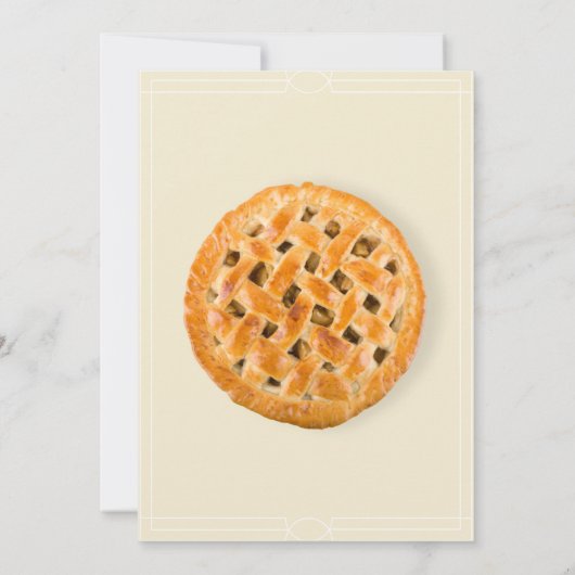 Invitation J'Ai L'Invitation À Une Fête D'Action De Pie (Dos)