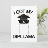 Invitation J'ai obtenu mon diplôme (Debout devant)