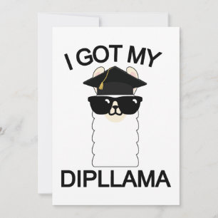 Invitation J'ai obtenu mon diplôme