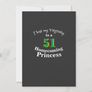 Invitation J'ai perdu ma virginité pour une princesse de rent