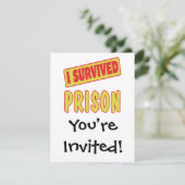 INVITATION J'AI SURVÉCU À LA PRISON (Debout devant)