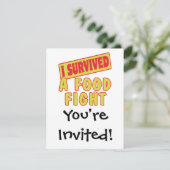 INVITATION J'AI SURVÉCU À UN COMBAT ALIMENTAIRE (Debout devant)