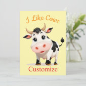 Invitation J'Aime Cows Art Thunder_Cove (Debout devant)