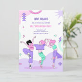 Invitation J'aime danser (Debout devant)