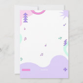 Invitation J'aime danser (Dos)