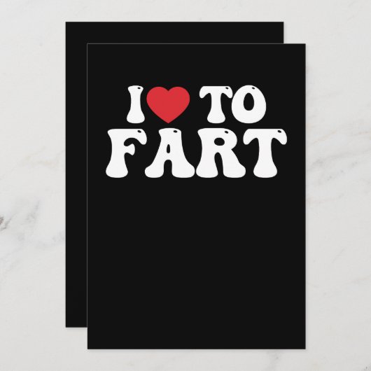 Invitation J'Aime Faire Super (Devant / Derrière)