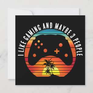 INVITATION J'AIME JOUER ET PEUT-ÊTRE 3 PERSONNES