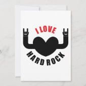 Invitation J'aime le hard rock (Devant)
