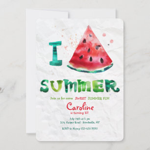 Invitation J'Aime L'Invitation Été