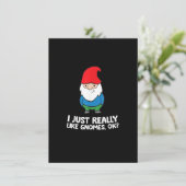 Invitation J'aime vraiment beaucoup les lutins, ok lutin de j (Debout devant)