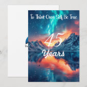 Invitation Jalon de la Personnaliser - Pour vous-même être vr (Devant / Derrière)