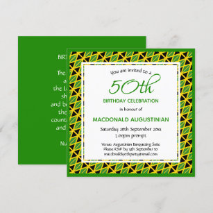 Invitations Faire Part Cartes Anniversaire Des Caraibes Zazzle Be