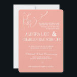 Invitation Jamais après l'invitation de Chalkboard<br><div class="desc">Faire-part de mariage en damier doux et salé.</div>