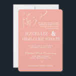 Invitation Jamais après l'invitation de Chalkboard<br><div class="desc">Faire-part de mariage en damier doux et salé.</div>