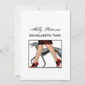 Invitation Jambes Art déco femmes Greyhound Whippet Chien R (Devant)