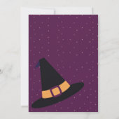 Invitation jambes de sorcière Halloween (Dos)