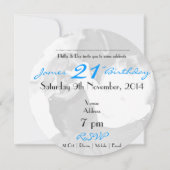 Invitation James 21ème (chaîne de cercle) (Dos)