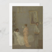 Invitation James Abbott McNeill Whistler - L'artiste dans son (Devant / Derrière)