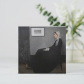 Invitation James Whistler - Portrait de la mère de l'artiste (Debout devant)