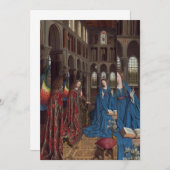 Invitation Jan van Eyck - Annonce (Devant / Derrière)