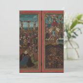 Invitation Jan van Eyck - Crucifixion et Dernier jugement dip (Debout devant)