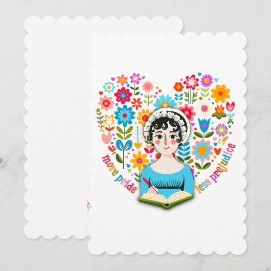 Invitation JaneAusten's Pride FOLK (2024) (Devant / Derrière)