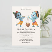 Invitation janmashtami Mariage (Debout devant)