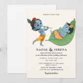 Invitation janmashtami Mariage (Devant / Derrière)