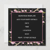 Invitation Japan Love Joy Peace Party (Dos)