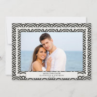 Japon Seigaiha Vagues Enregistrer La Date Flat Pho