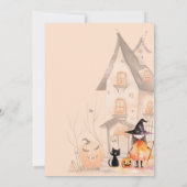 Invitation J'appelle toutes les sorcières la fête costumée d' (Dos)