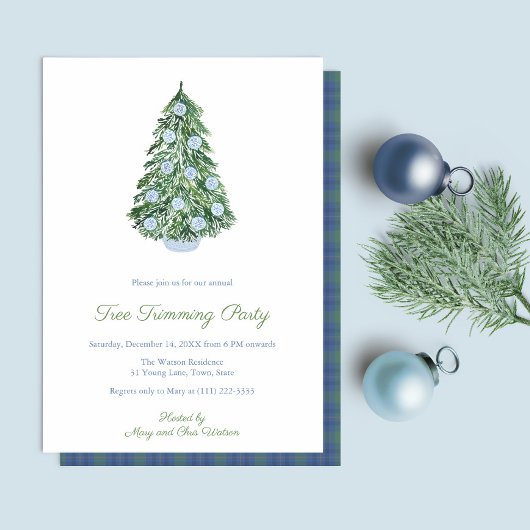 Invitation Jar Arbre de Gingembre Raffiné Trimming Fête