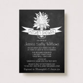 Invitation Jar Mason Floral Sur Chalkboard Kitchen Douche