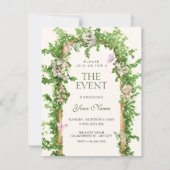 Invitation Jardin  (Devant)