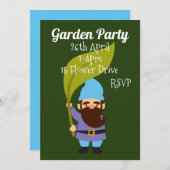Invitation Jardin agréable gnome Jardin fonction (Devant / Derrière)