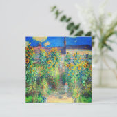 Invitation Jardin aux fleurs de Monet (Debout devant)