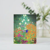 Invitation Jardin aux fleurs Gustav Klimt (Debout devant)