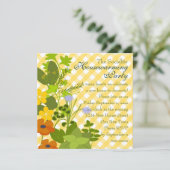 Invitation Jardin aux herbes (Debout devant)