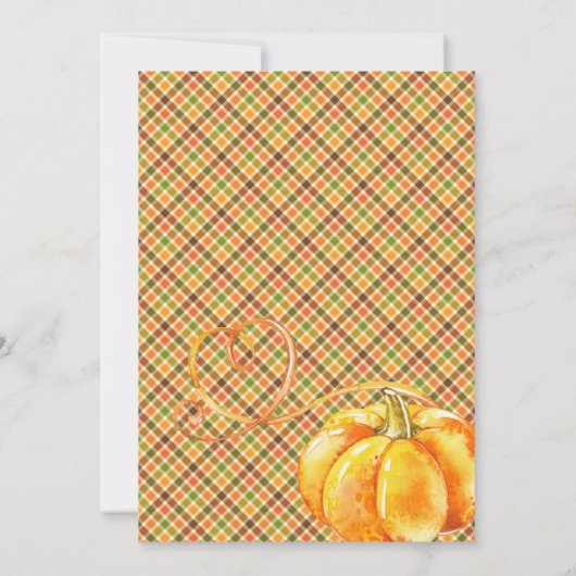 Invitation Jardin BBBQ BBQ Rustic Fall Baby shower (Dos)