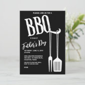 Invitation Jardin BBQ (Debout devant)