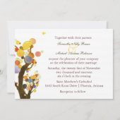 Invitation Jardin Bohème élégant Mariage (Dos)