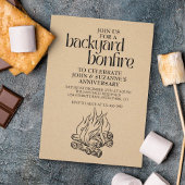 Invitation Jardin Bonfire