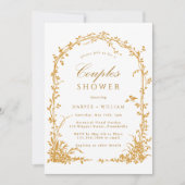 Invitation Jardin botanique ambre Arc Couples Douche (Devant)