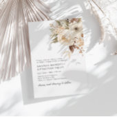 Invitation Jardin botanique d'automne Mariage d'aquarelle