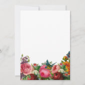 Invitation Jardin botanique de Blush Boho Baby shower boy flo (Dos)